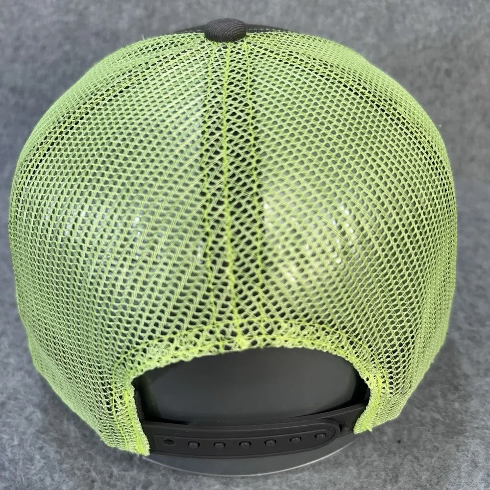 Consolidated Land Services Outdoor Cap Mesh Trucker Snapback Hat Grey